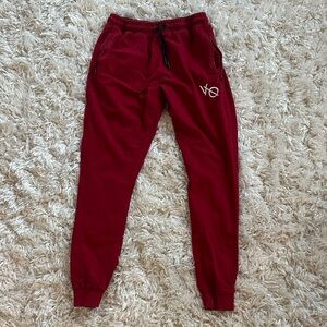 Men’s Large Vanquish Joggers – Dark Red (Like New)